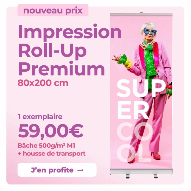 ROLL-UP en EXPRESS ? Commandez sur notre e-shop 👉 https://www.impression.cool